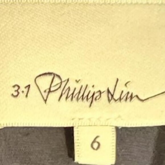 3.1 Philip Lim navy blue silk tank top size 6 - Picture 4 of 6